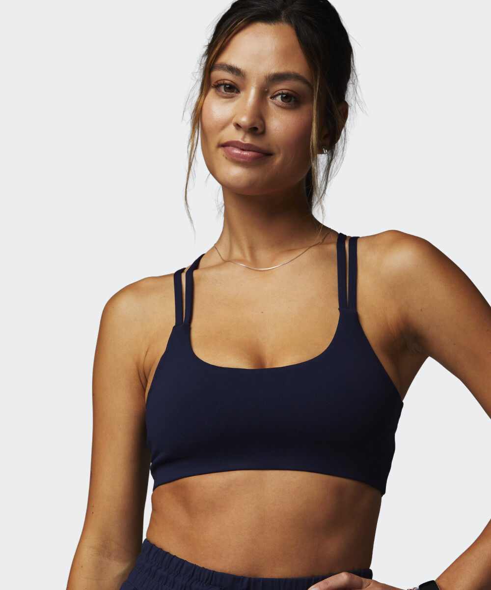Bra Fabletics Deportivo Principal Low Impact - Azul 