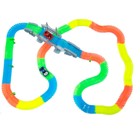 Pista De Autos Magic Tracks Flexible 360pcs + 2 Autos Pista De Autos Magic Tracks Flexible 360pcs + 2 Autos