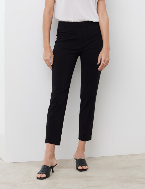 Pantalon Pull On Ankle NEGRO