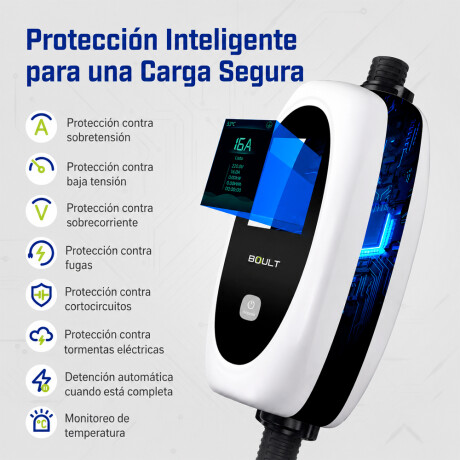 CARGADOR BATERIA - AUTO ELECTRICO 220V 3,5KW 16A TIPO 2 - CARGADOR BATERIA - AUTO ELECTRICO 220V 3,5KW 16A TIPO 2 -