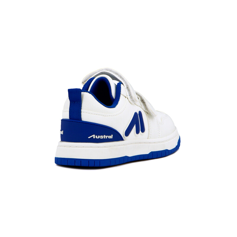 Austral Calzado Deportivo Jumper A Niño/a Con Velcro Blanco-azul