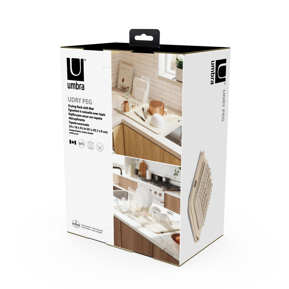 ESCURRIDOR POLIPROPILENO NATURAL-BEIGE UMBRA UDRY