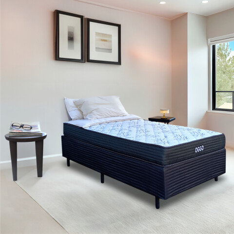 Colchón SUPER MEGA 1 Plaza y Media - Espuma Reversible - 110x188x16 cm - Soporta 130 Kg - 1 AÑO Colchón SUPER MEGA 1 Plaza y Media - Espuma Reversible - 110x188x16 cm - Soporta 130 Kg - 1 AÑO