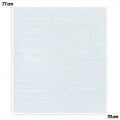 Placa Revestimiento de Pared Autoadhesiva Ladrillo Blanco X1