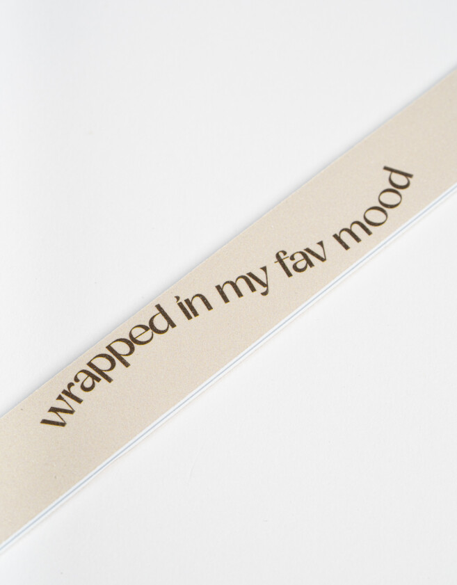 Limas Lima Para Uñas Con Estampa Wrapped In My Fav Mood - Combinacion Bicolor