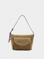 Bolso De Hombro Con Piel camel