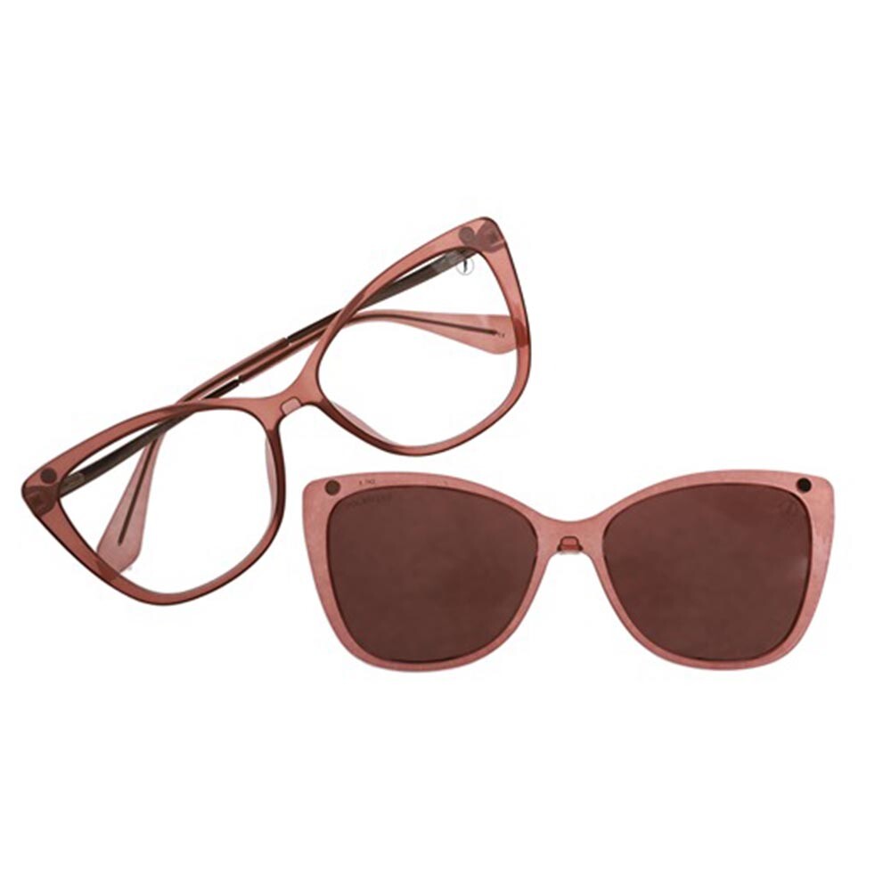 Lentes 2 En 1 Chilli Beans Cuadrado Viño/Viño