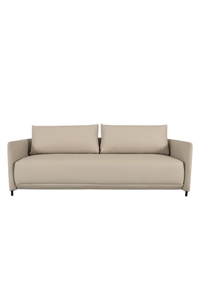 AFAGO SOFA AFAGO 210X83X78CM TELA SIMIL CUERO C3149