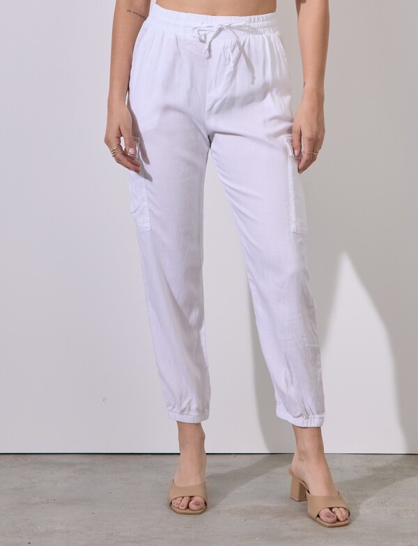 Jogger Tencel BLANCO