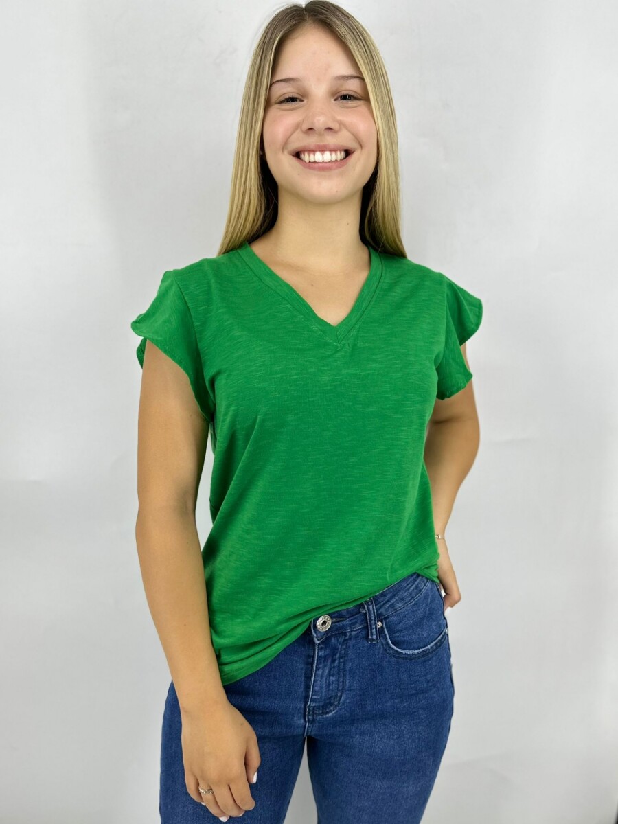 T-SHIRT SLOWLY C260 - VERDE 