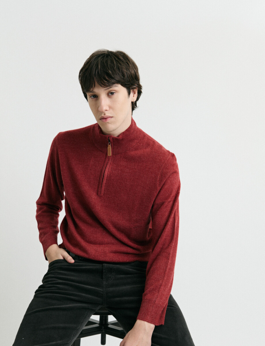 470415 REMERA HARRINGTON LABEL Bordo