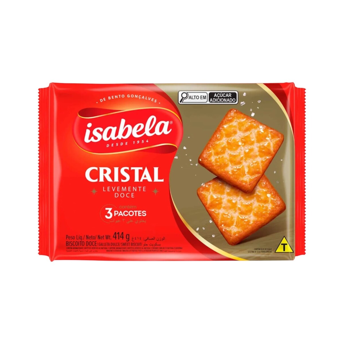 GALLETITA ISABELA CRISTAL TRIPACK 414g 