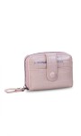 TARJETERO IRINA CROCO ROSA MAUVE