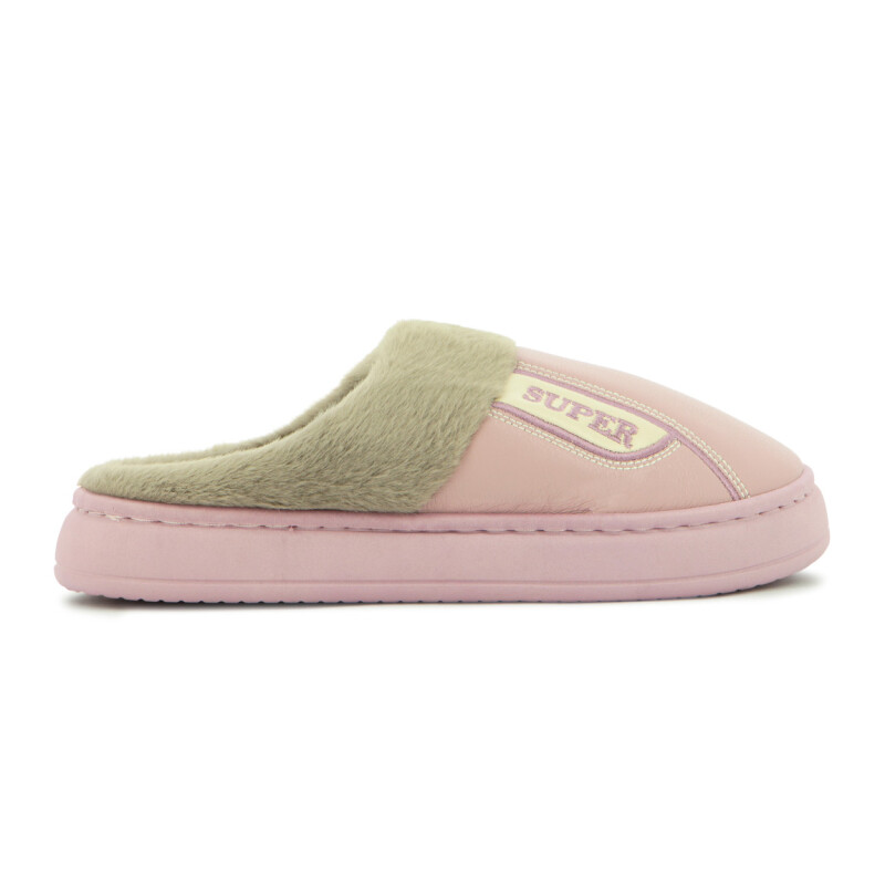 Dortex Pantufla Pu + Corderito Rosa Viejo