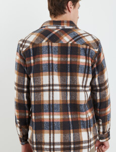 300563 SOBRECAMISA HARRY Azul Oscuro/ladrillo