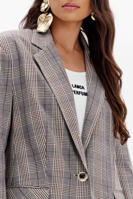 Blazer Baggy Gris