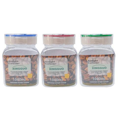 OUTLET Contenedor plástico tapa hermética 1000 ml Outlet Contenedor Plástico Tapa Hermética 1000 Ml