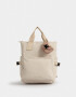 Mochilas Urbanas Mochila Deportiva Con Pouch - Blanco Crudo