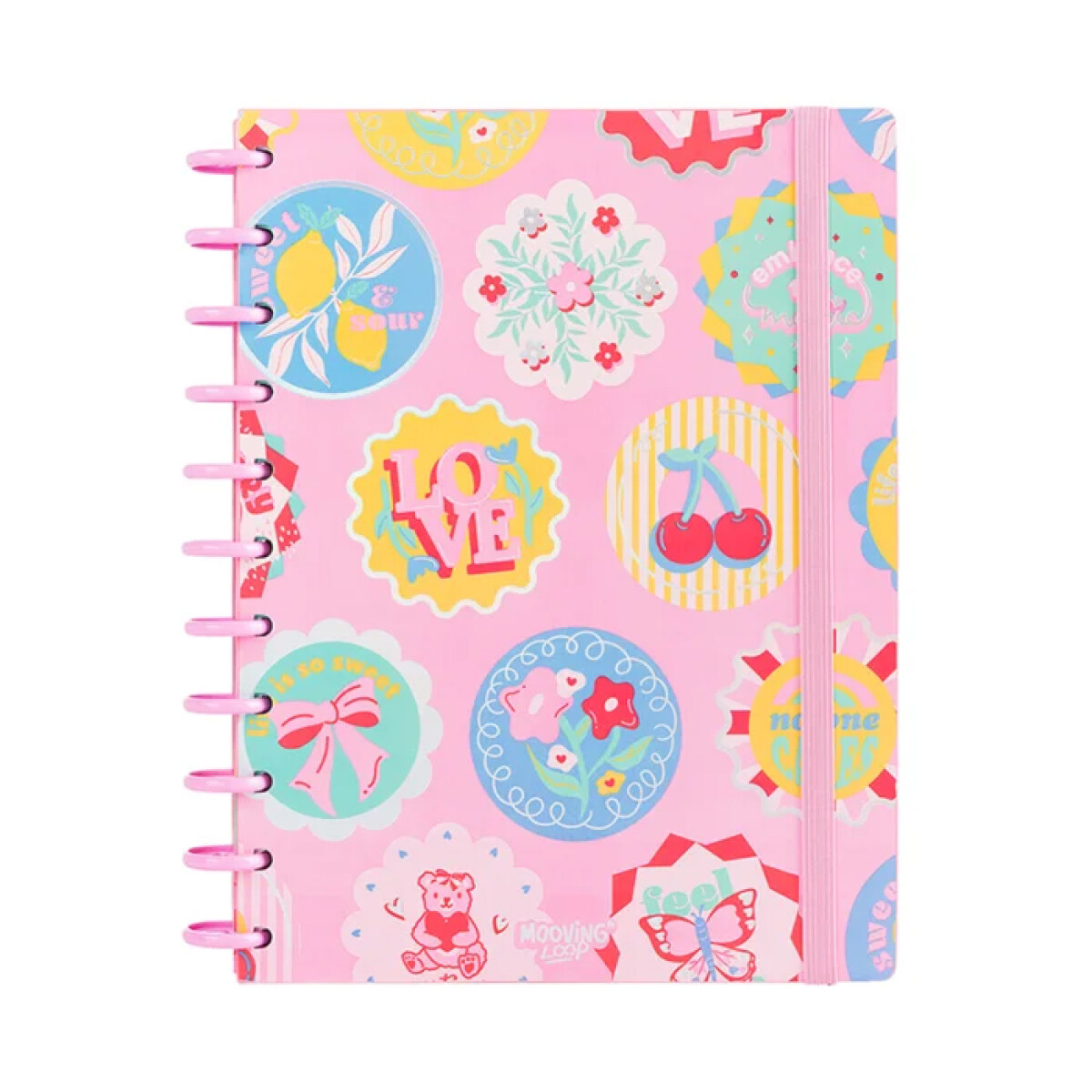 Cuaderno Mooving Carta con Discos - Estampa 