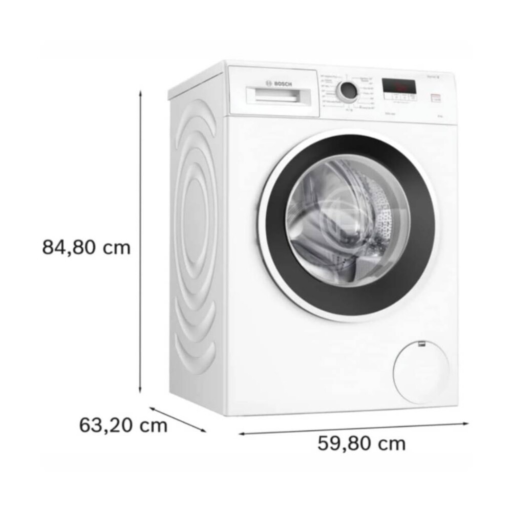 Lavarropas Carga Frontal Inverter 8 Kg Bosch Wge03200es Blanco