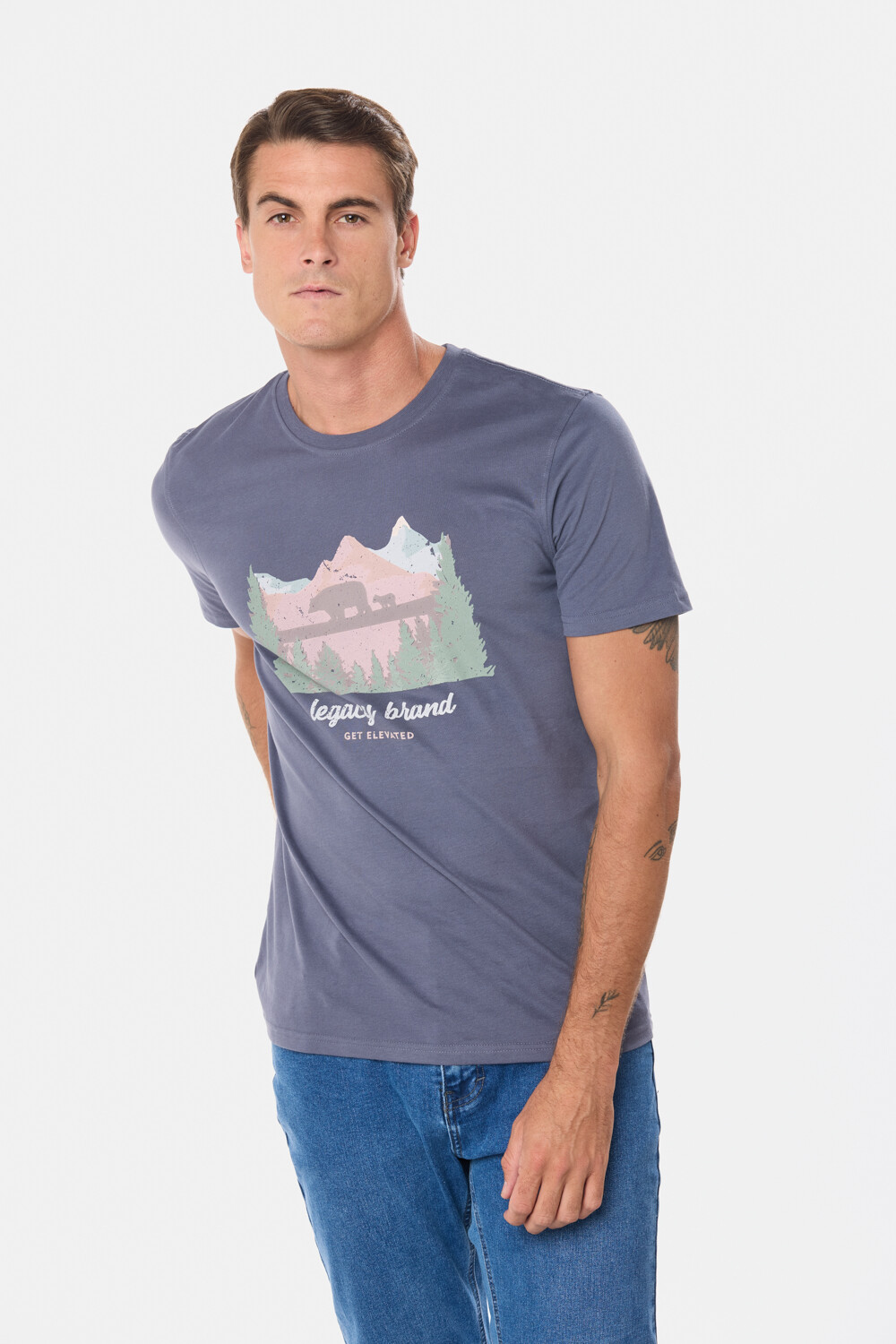 REMERA ESTAMPADA Lila
