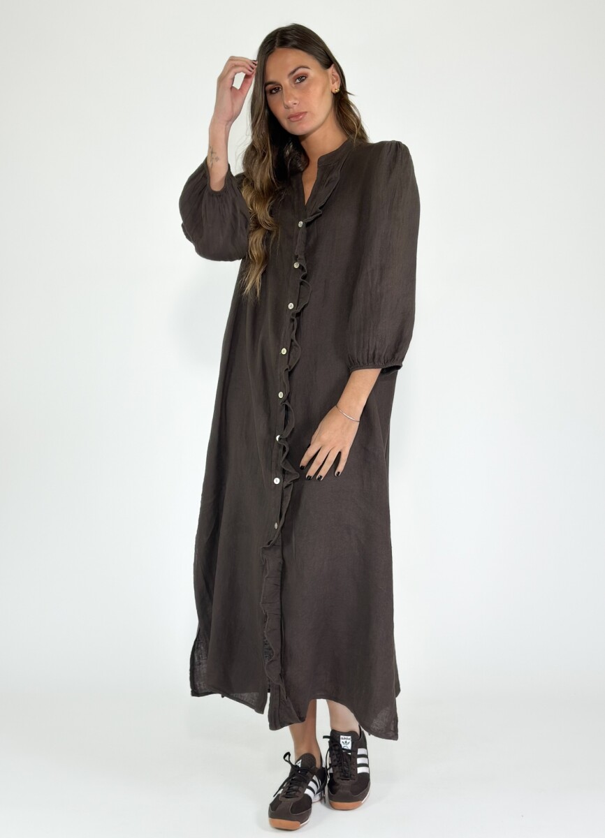 VESTIDO SORRENTO - CHOCOLATE 