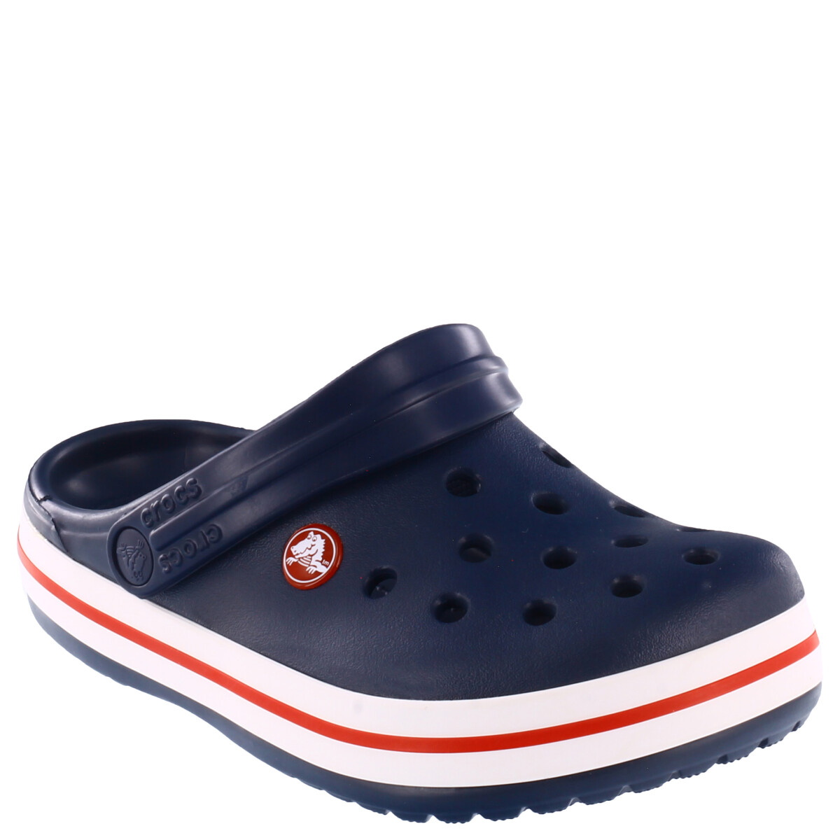 Zueco de Niños Crocs Crocband Clog - Azul Marino - Rojo 