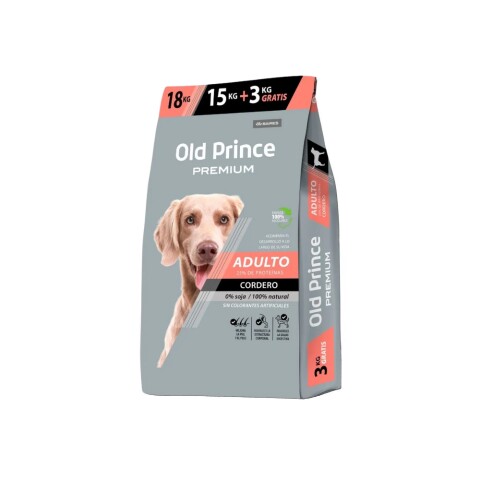Old Prince Premium Perro Adulto Cordero 15kg | Salud Old Prince Premium Perro Adulto Cordero 15kg | Salud