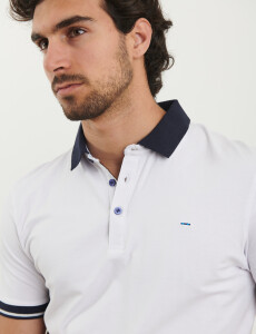 520974 REMERA HARRINGTON LABEL Blanco
