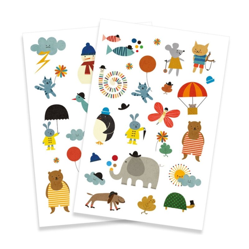 TATTOOS Set X50 Tatuajes Removibles Para Niños +3 Djeco - Cosas Bonitas