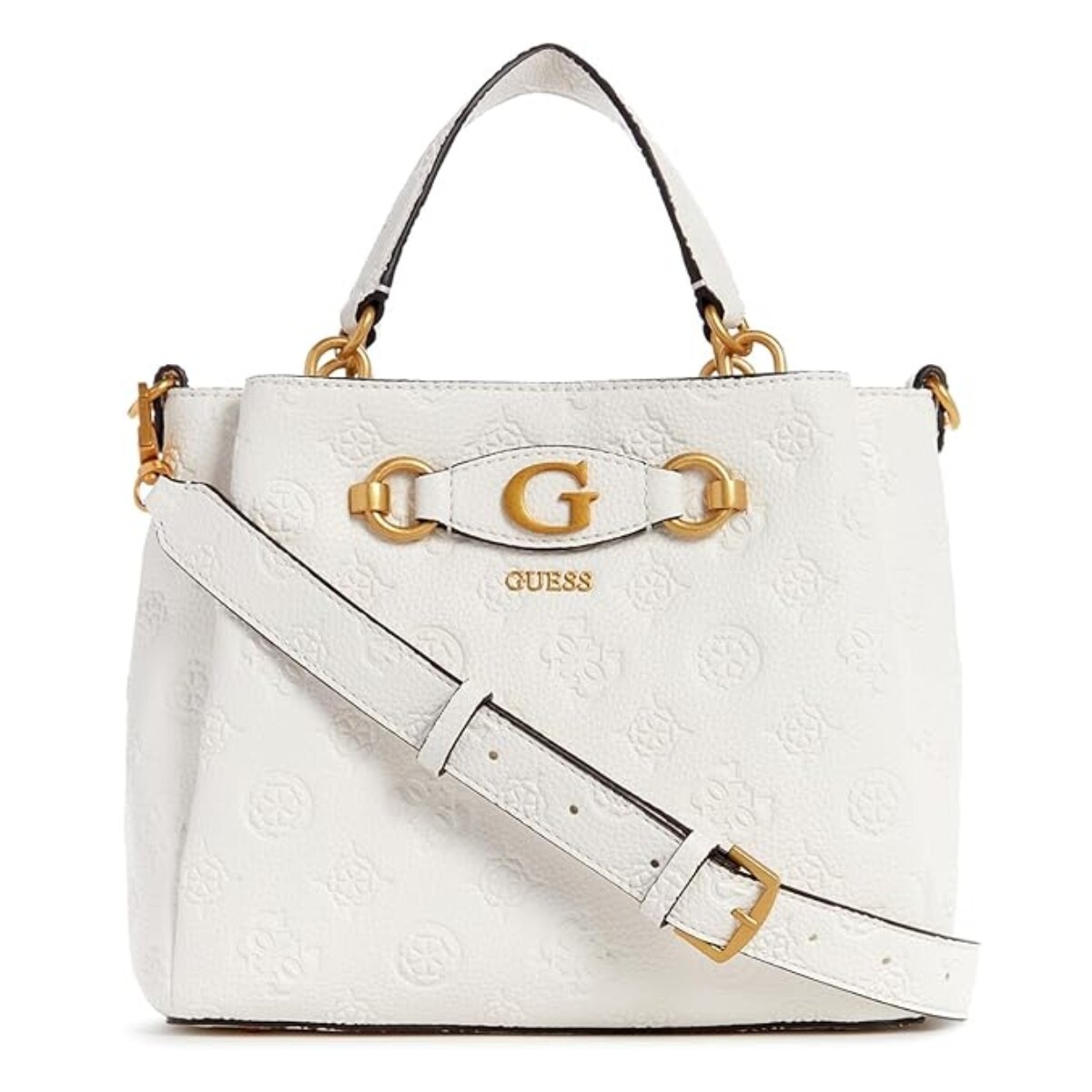 Cartera Guess Izzy Mediana Blanco 