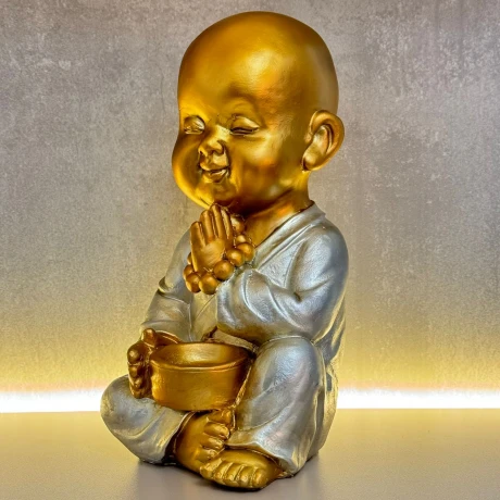 Buda Monje Budista Decorativo Resina Buda Monje Budista Decorativo Resina