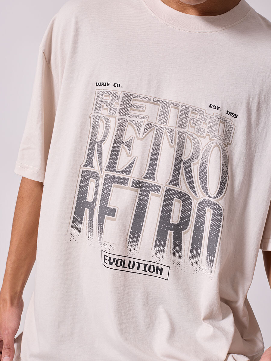 T-SHIRT MOYA DIXIE - Crudo 