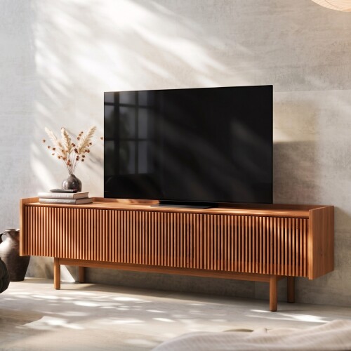 Rack de TV Dune Ripiado 1.8 - Linea Manhattan Natural