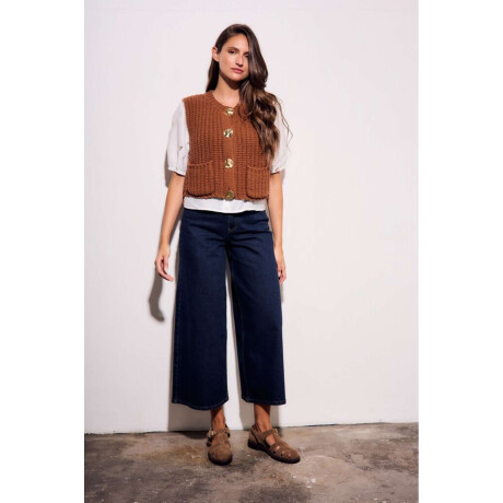 Chaleco Tejido Chocolate