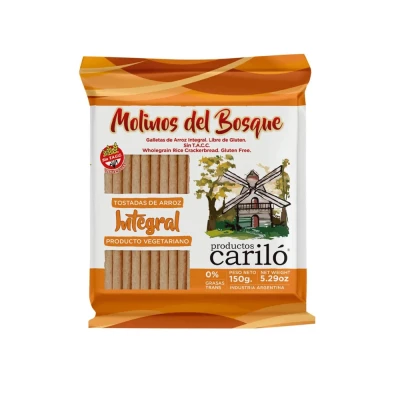Tostadas de arroz integral Molinos del Bosque Tost Arroz Int Molino Del Bos