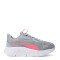 Championes de Niños Puma Flexfocus Modern Gris - Rosa