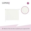 Cortina Roller Blackout Lumax 180 X 200 Cm Colores Blanco