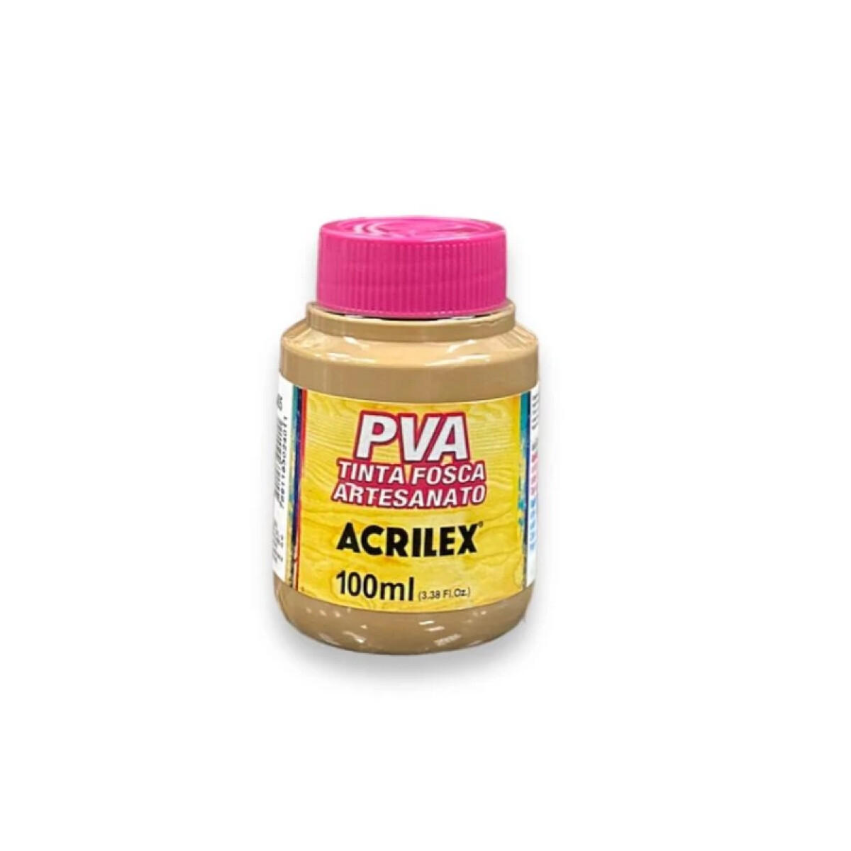Pintura para Artesanía Acrílica Acrilex 100 ml (Tonos Marrones) - 585 Capuchino 