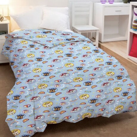 Acolchado Nickelodeon Infantil 1 Plaza Paw Patrol Celeste Acolchado Nickelodeon Infantil 1 Plaza Paw Patrol Celeste