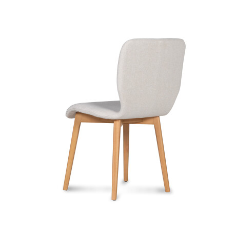 Silla Sarah - Freijo - Tela Rústica 1906 (Beige)