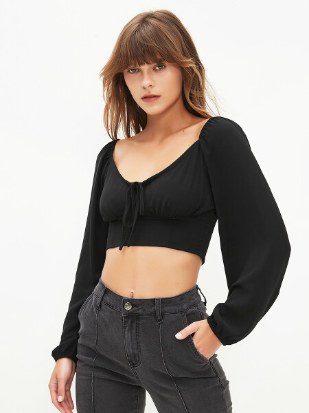 BLUSA JADE NEGRO