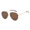Lentes De Sol Chilli Beans Aviador - Unisex Marrón/Dorado