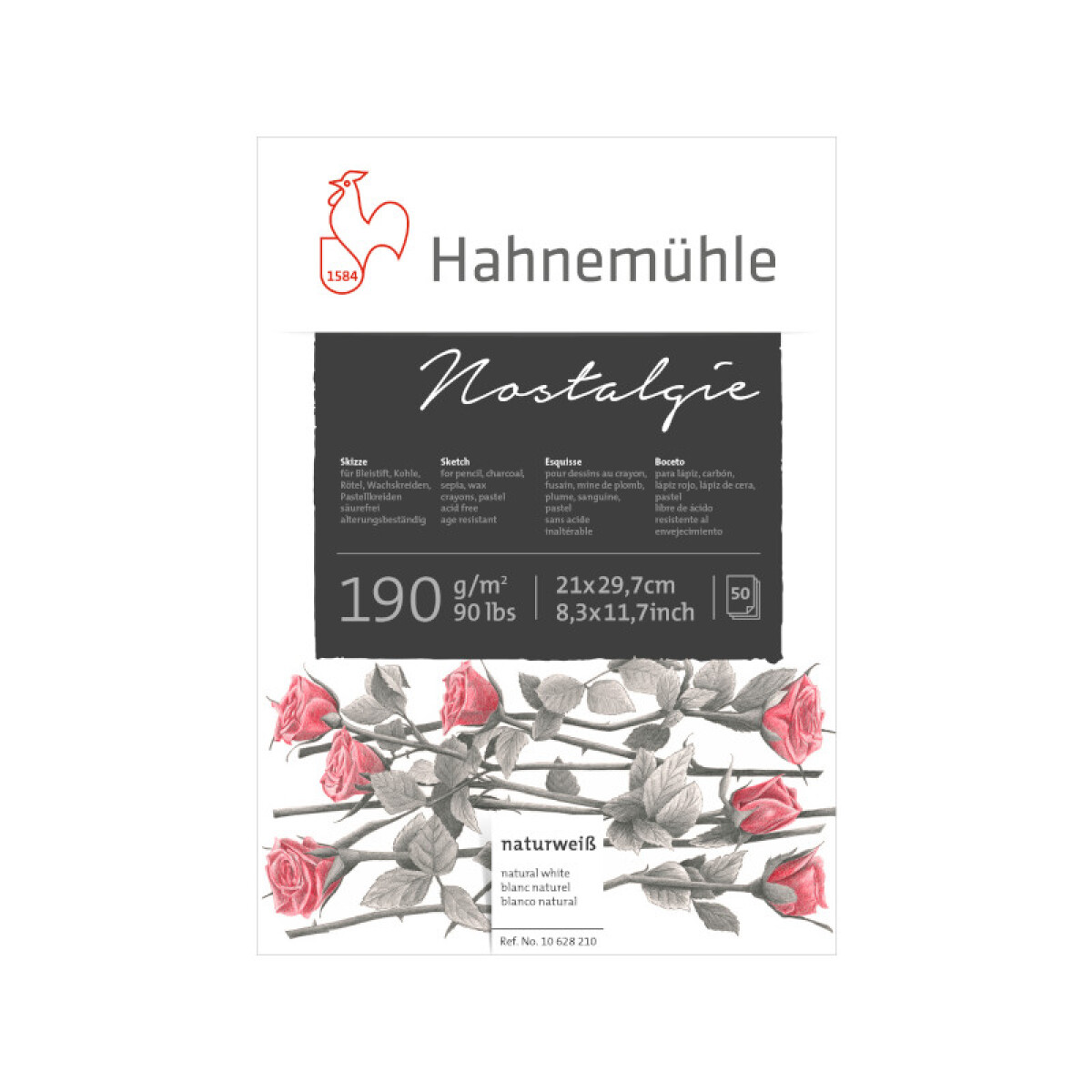 Block Sketch Nostalgie 190g - Hahnemühle - A4 