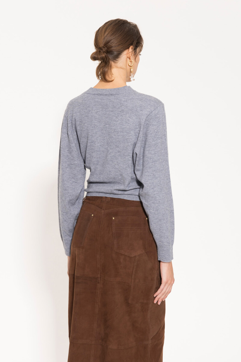SWEATER PUNK Gris