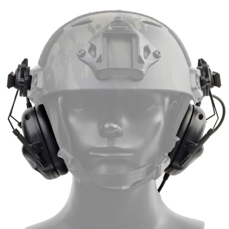 Sordinas Earmor M32H para casco táctico Negro