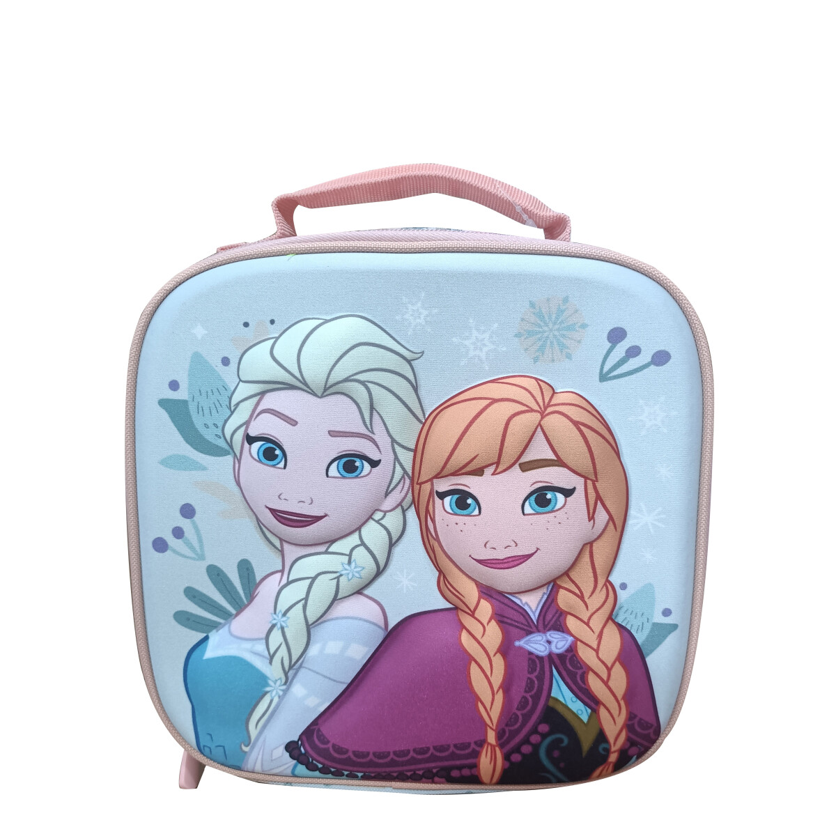 Lunchera Disney Frozen - Celeste - Rosado - Gris Piedra 