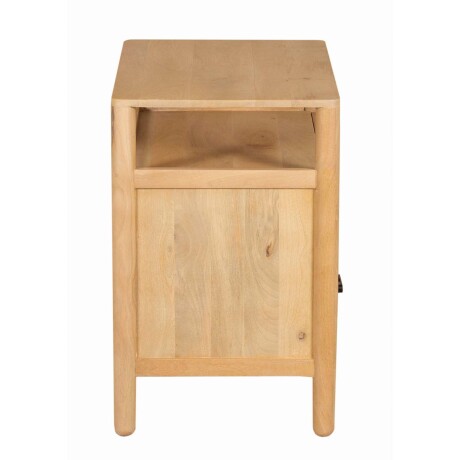 MESA DE LUZ MADERA-DE-MANGO NATURAL-BEIGE WOODSIDE