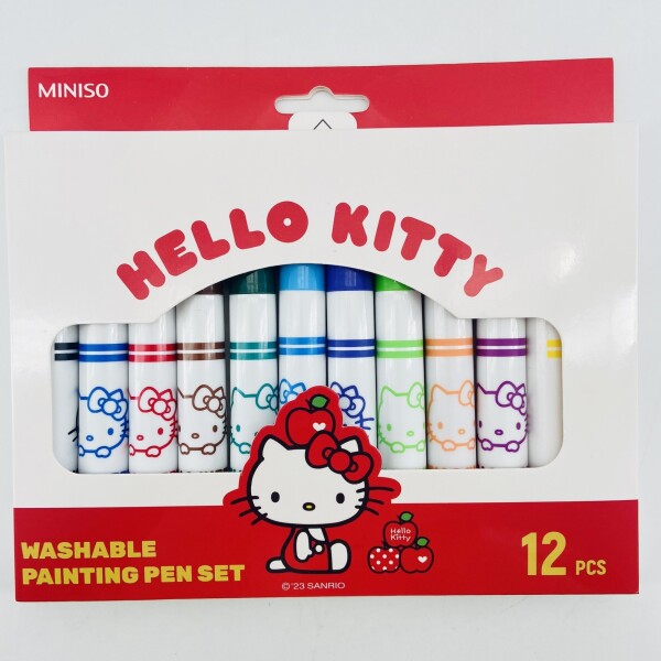 Marcadores Hello Kitty 12pcs Marcadores Hello Kitty 12pcs
