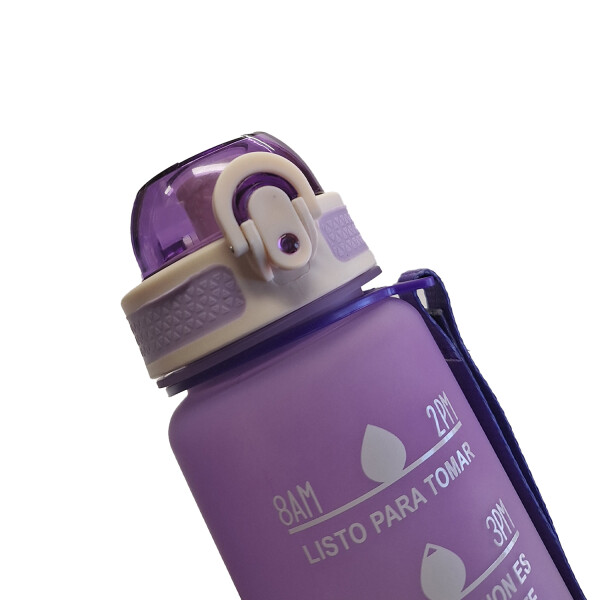 Botella de Agua Motivacional 1 Litro Rosa